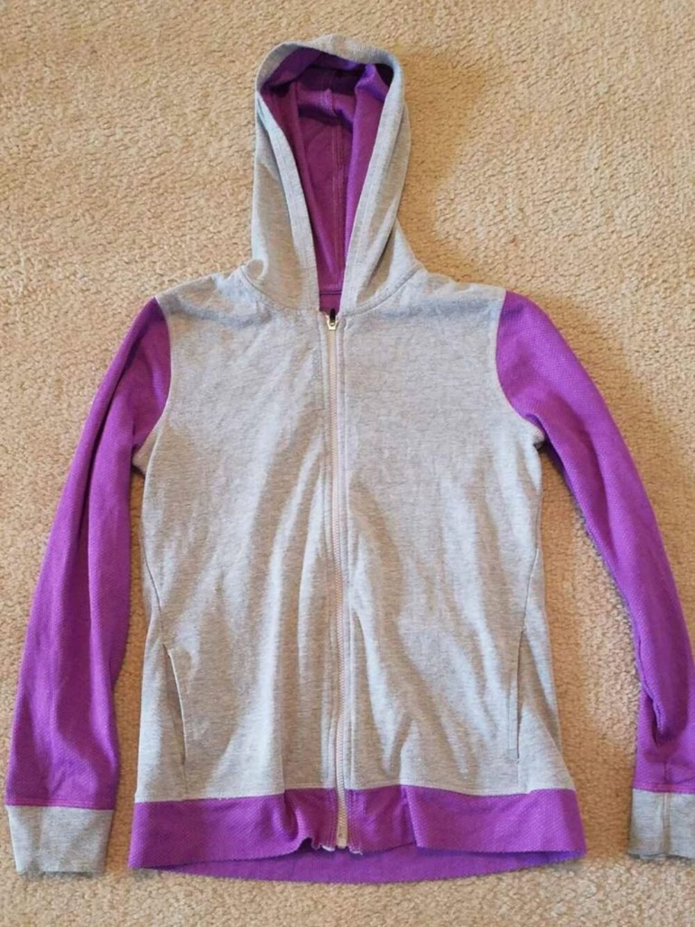 Girls size 12 Reebok zip up hoodie